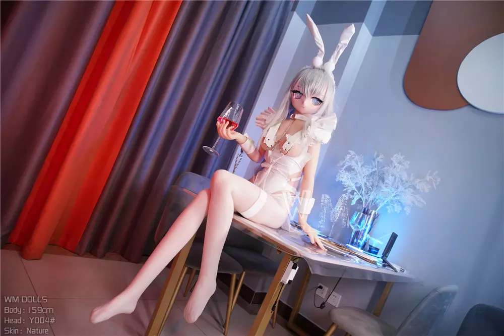 WM S-TPE 159cm (5ft2) Anime TPE Sex Doll with PVC Head #004